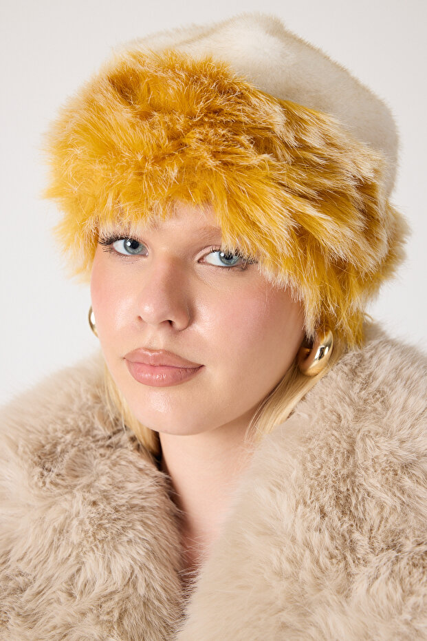 قبعة فرو فاخرة - 1