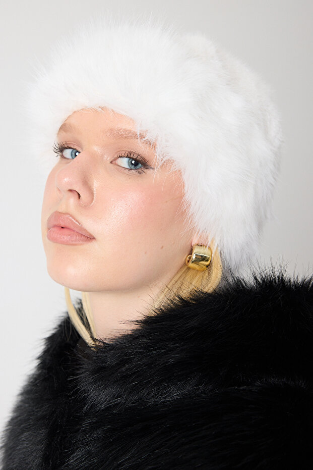 قبعة فرو فاخرة - 8