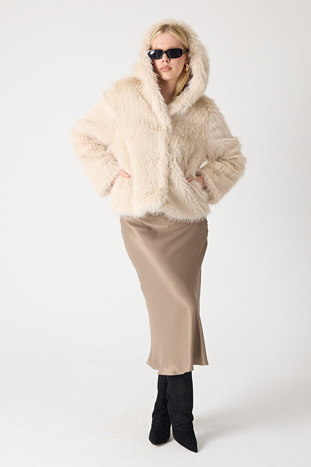 KÜRK KAPŞONLU CEKET - 2