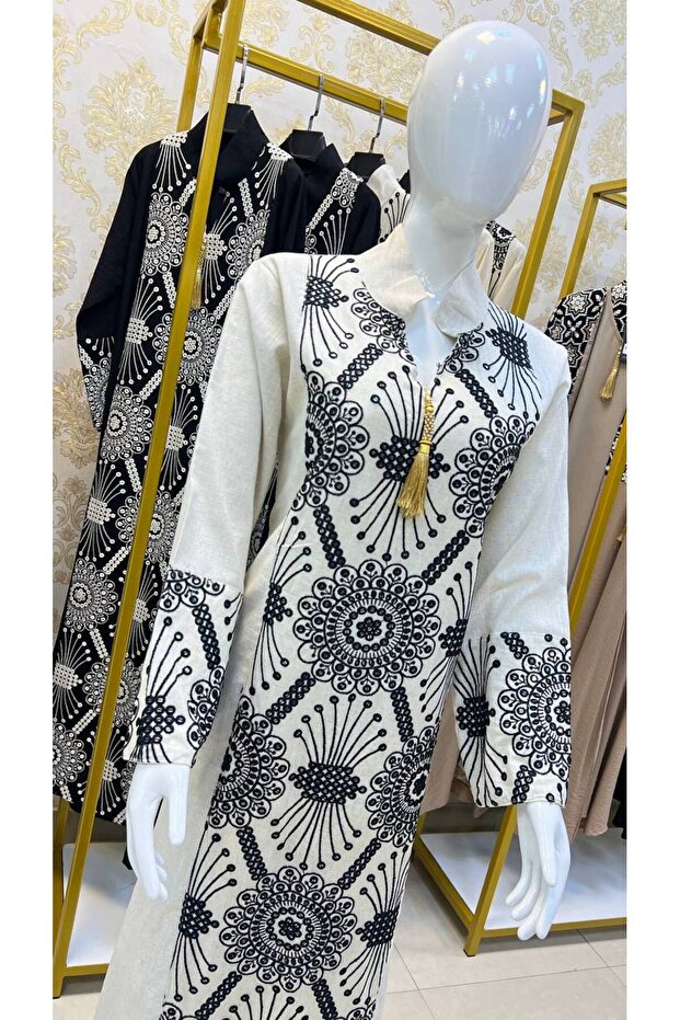 Lanin dress with elegant embroidery