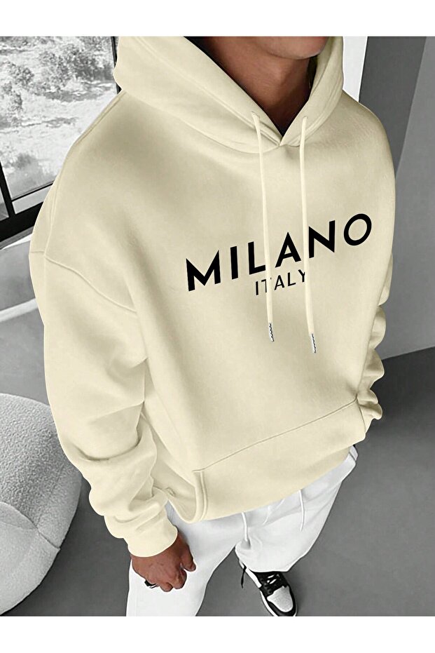 Unisex Plus Size Printed Hoodie Sweatshirt