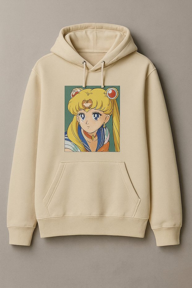 Unisex Oversize 3 Thread Hoodie 👕 Anime Patterned Hooded Sweatshirt Casual Daily Style