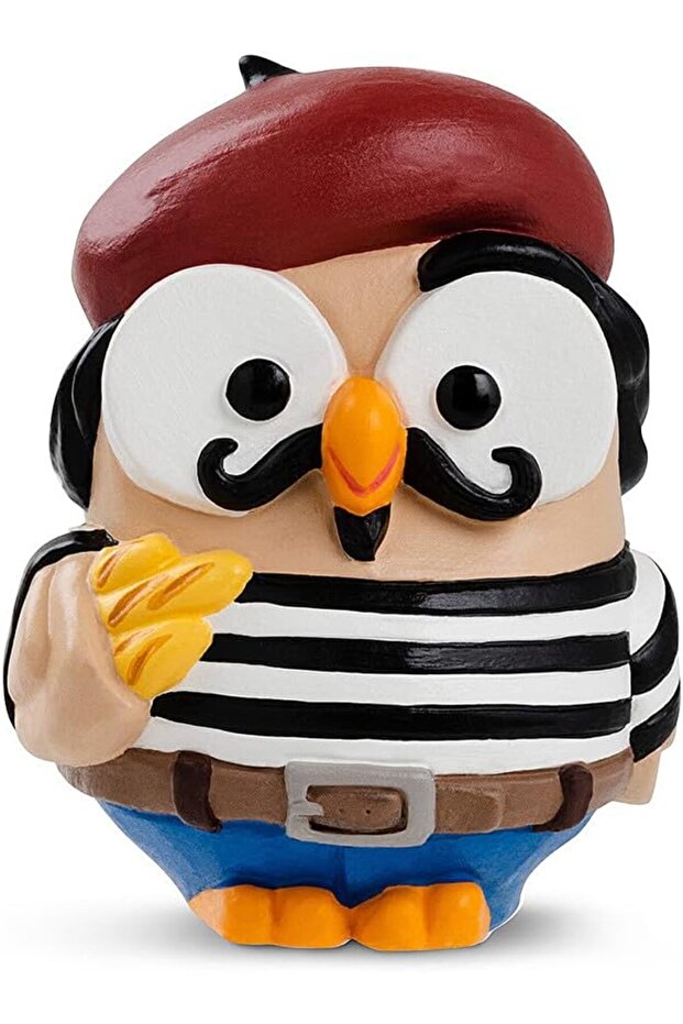 Figurine Goofi Cultural – Hand-Painted Decorative Owl Figurines for Home Decor | Collectible