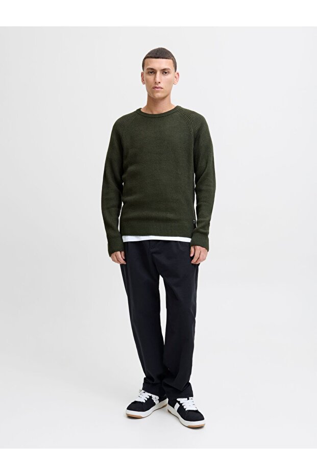 Strickpullover Einfarbig Strickpullover - 4