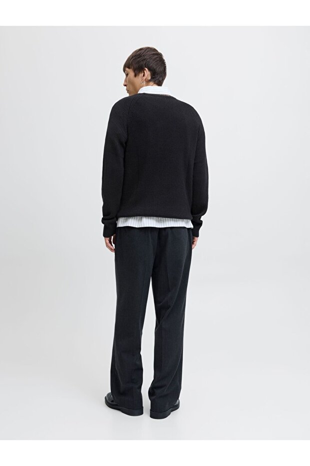 Strickpullover Einfarbig Strickpullover - 3