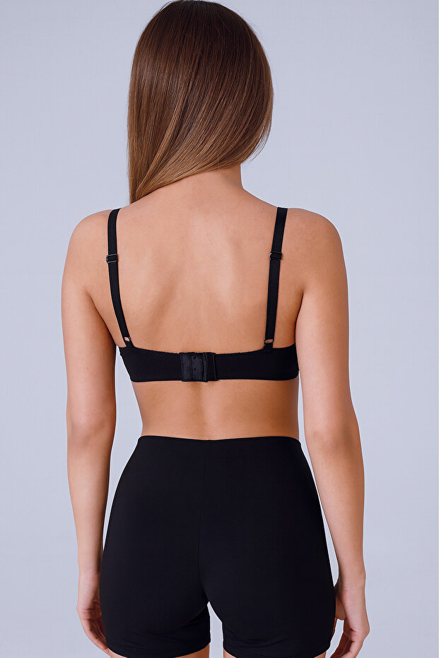 Basic Çift Destekli Sütyen | Siyah 340110 - 2