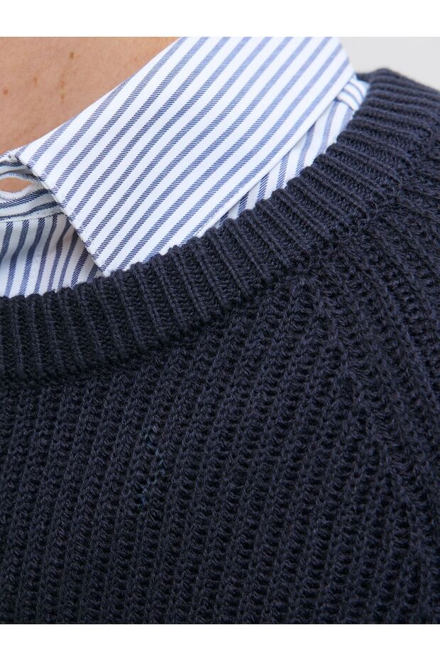 Strickpullover Einfarbig Strickpullover - 6