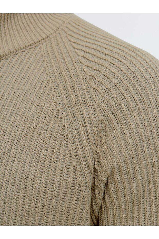 Strickpullover Einfarbig Strickpullover - 6