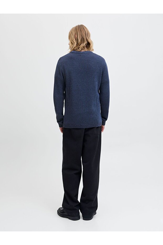 Strickpullover Einfarbig Strickpullover - 3