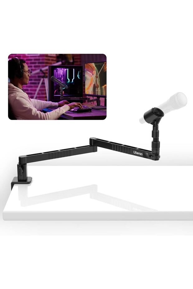 LS26 Low Profile Mic Arm, Aluminum Mic Arm Desk Mount top-notch standard of a product