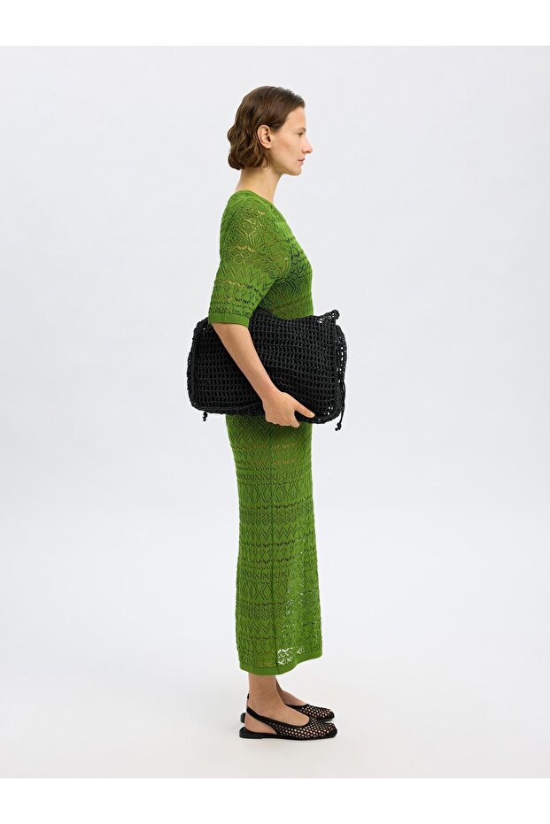 Strickkleid Kurzarm - 6