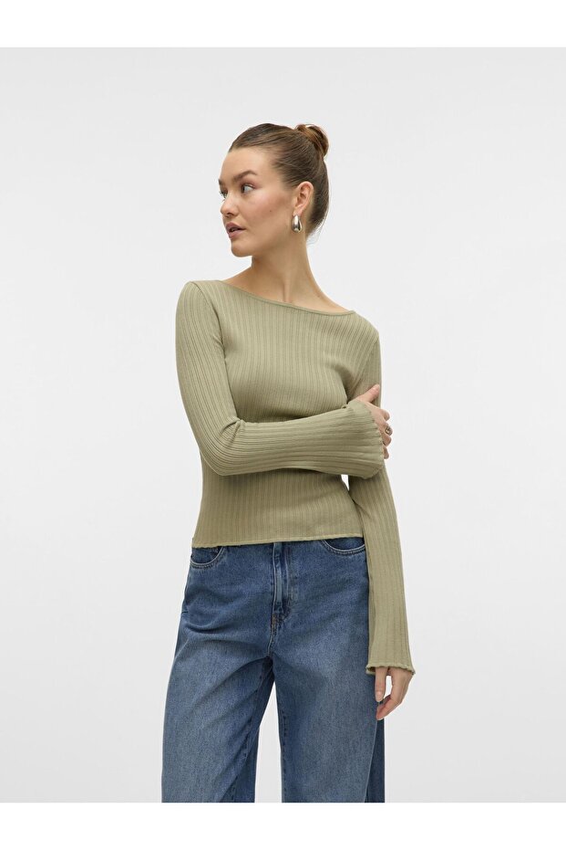 Strickpullover AWSINKA Gestricktes Oberteil - 1