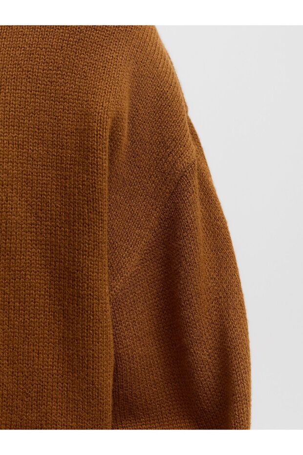 Strickpullover Einfarbig Strickpullover - 5