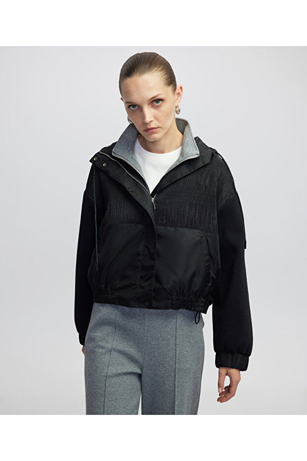 Triko mix elastik bel mont - 1