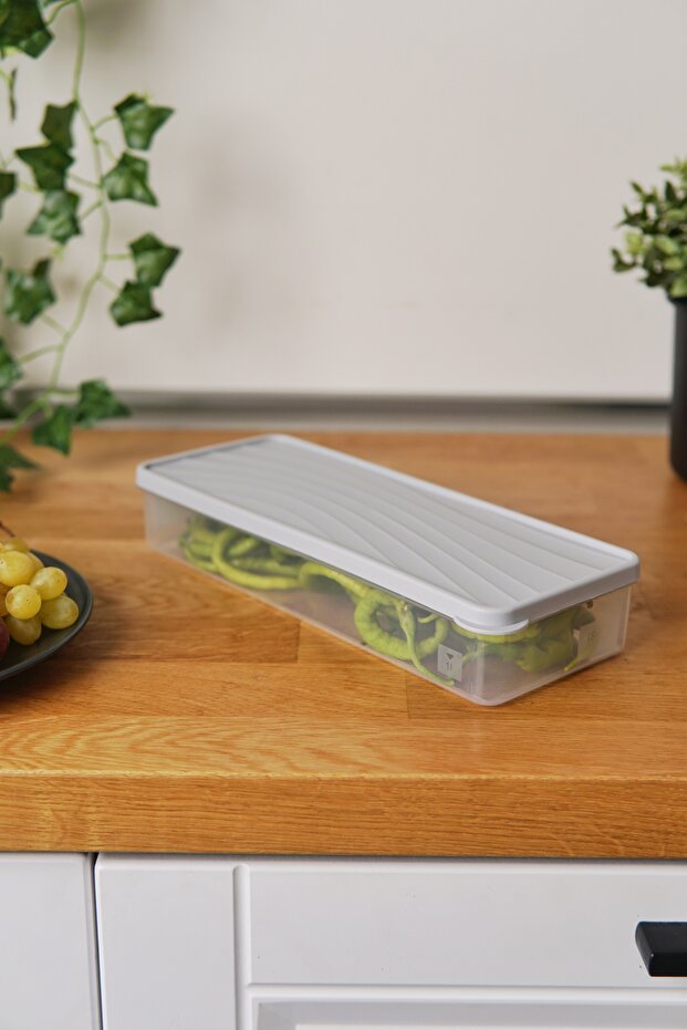 Deep Freezer Storage Container 1 Lt, Gray - 3