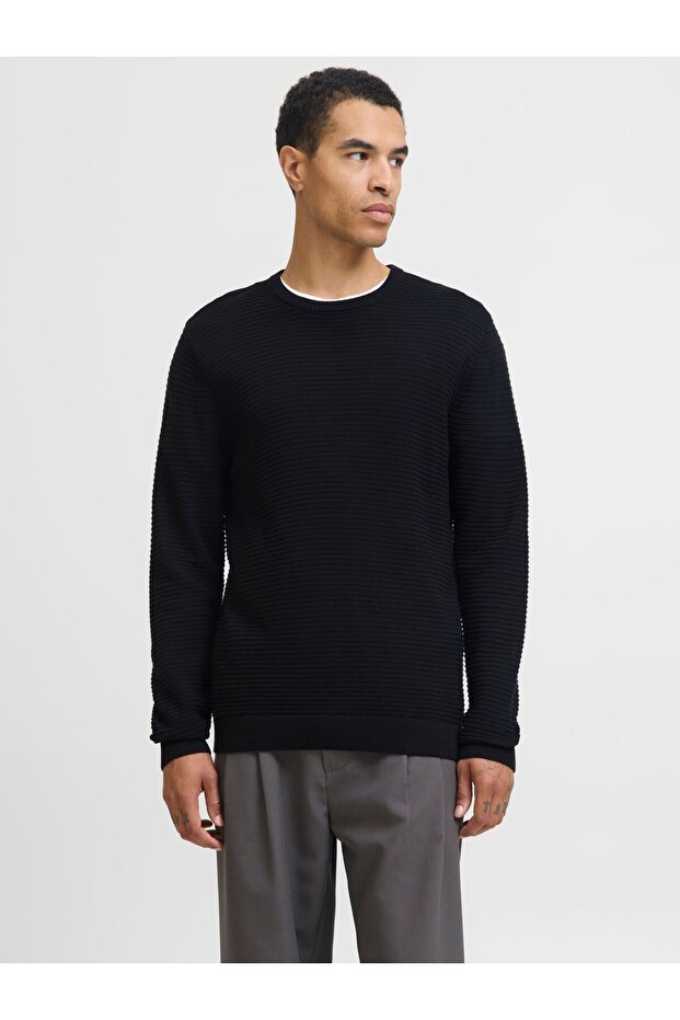 Strickpullover Einfarbig Strickpullover - 1