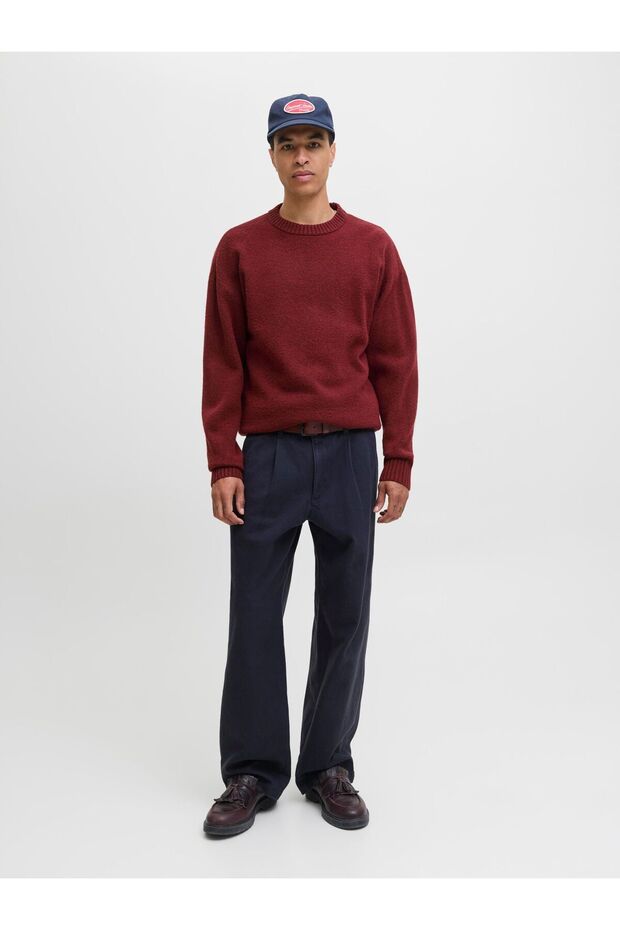 Strickpullover Einfarbig Strickpullover - 4