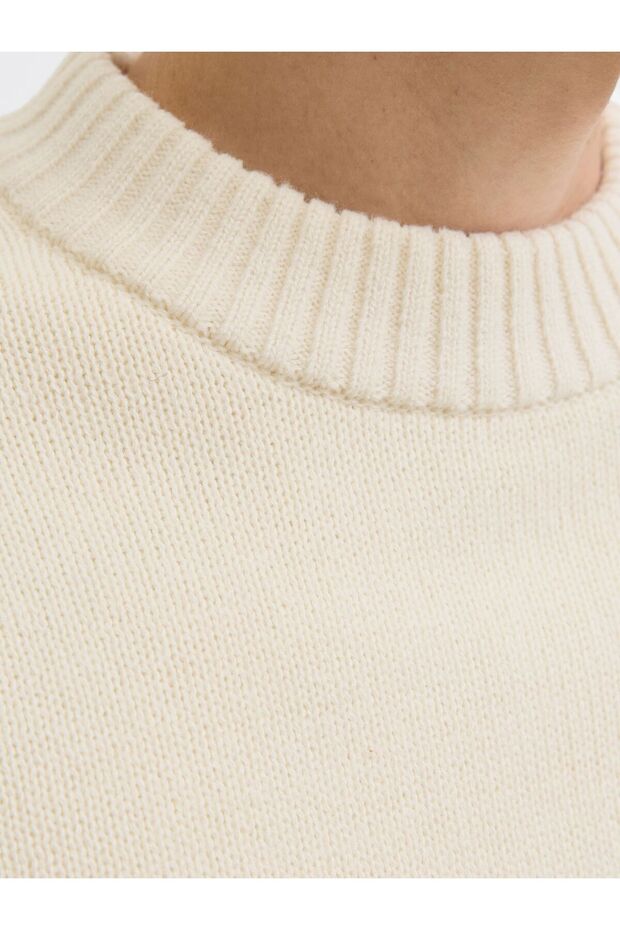 Strickpullover Einfarbig Strickpullover - 6