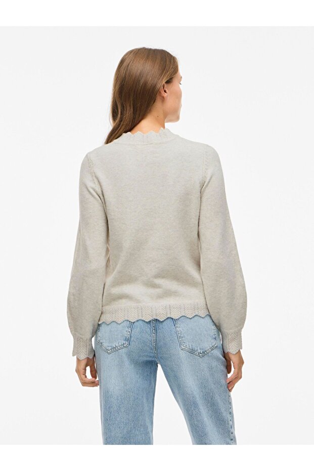 Strickpullover VINIKOLINA Stehkragen - 4