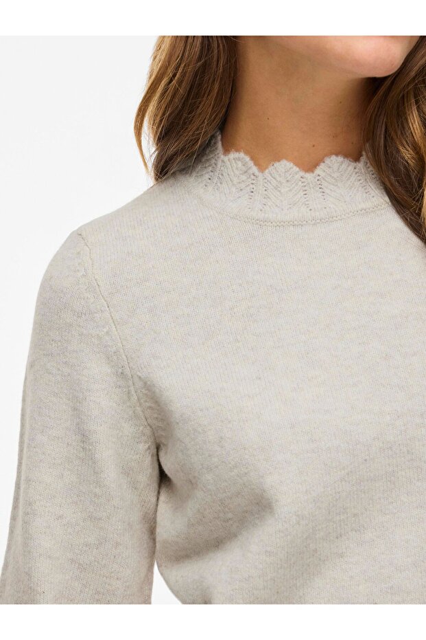 Strickpullover VINIKOLINA Stehkragen - 6