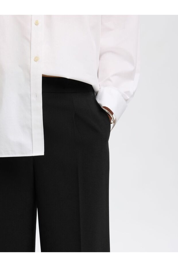 Hose mit weitem Bein. Gewebte - 5