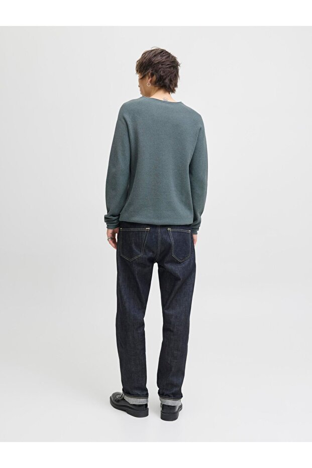 Strickpullover Einfarbig Strickpullover - 3