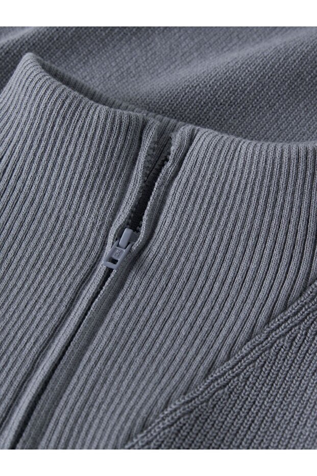 Strickpullover Half-zip - 4