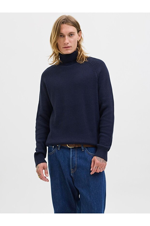 Strickpullover Einfarbig Strickpullover - 1