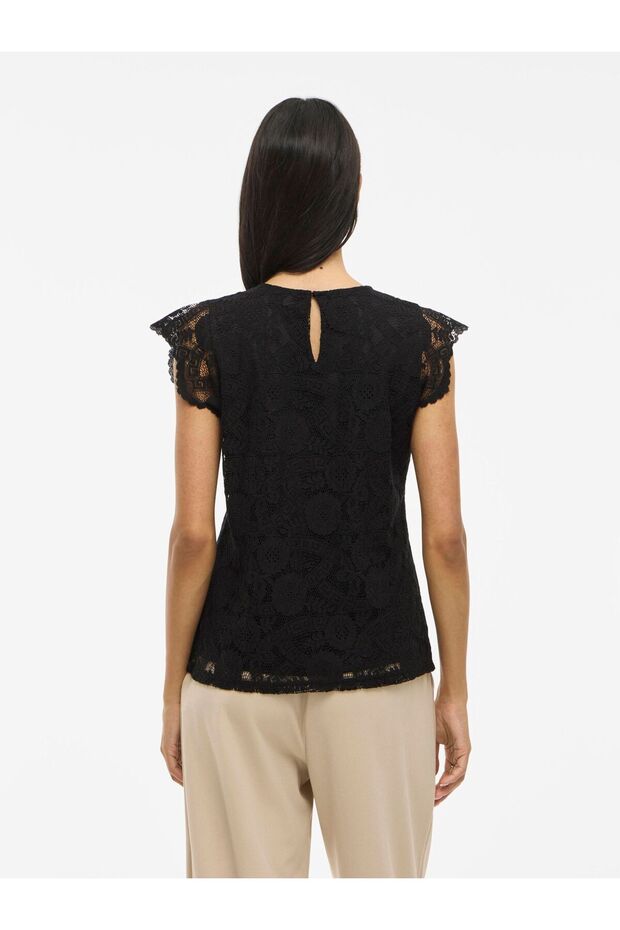 Oberteil mit kurzen Ärmeln VIMYNTE Spitzen - 4