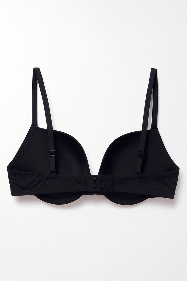 Basic Çift Destekli Sütyen | Siyah 340110 - 4