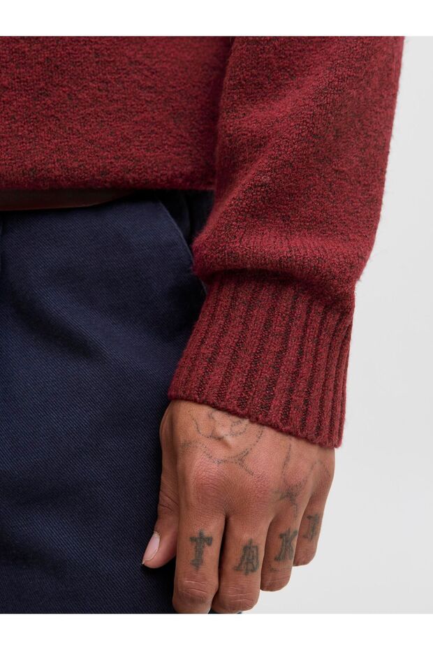 Strickpullover Einfarbig Strickpullover - 5