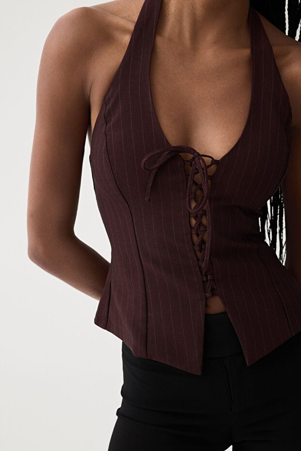 Bengalin halter yaka üst - 3