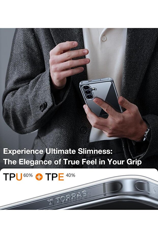 جراب شفاف مقاوم للصدمات لجهاز S25 Plus TR-CC2542 - 2