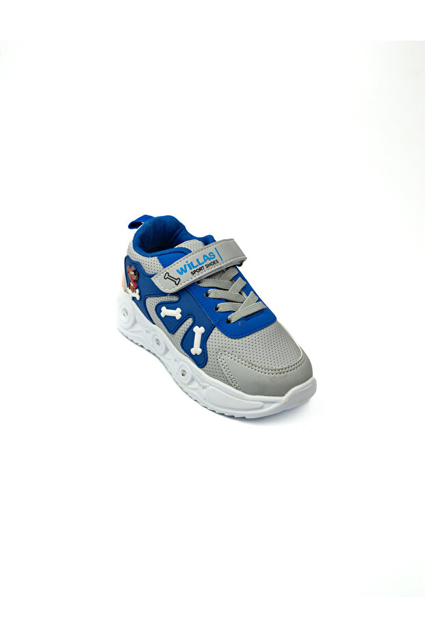 0025 Willas Gray Boys' Sports Shoes