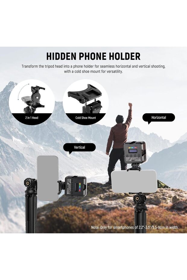 Flexible Camera Tripod Ball Head with Remote Control TP35 - 7