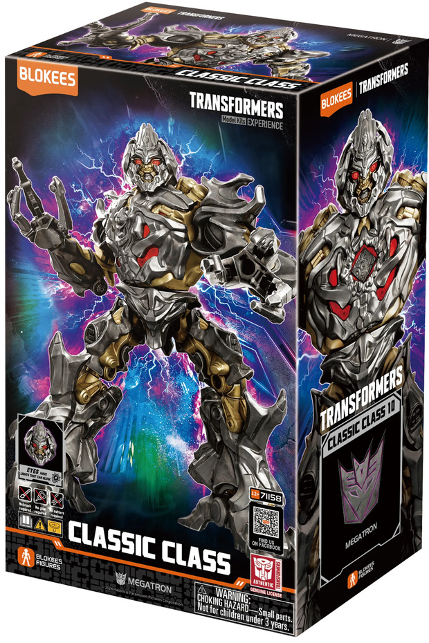Figures Transformers Model Kit with Luminous Eyes Classic Class Version 10 Movie 1 Megatron - 1