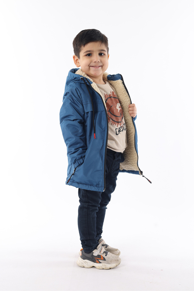 معطف شتوي للأطفال من الفرو - 1