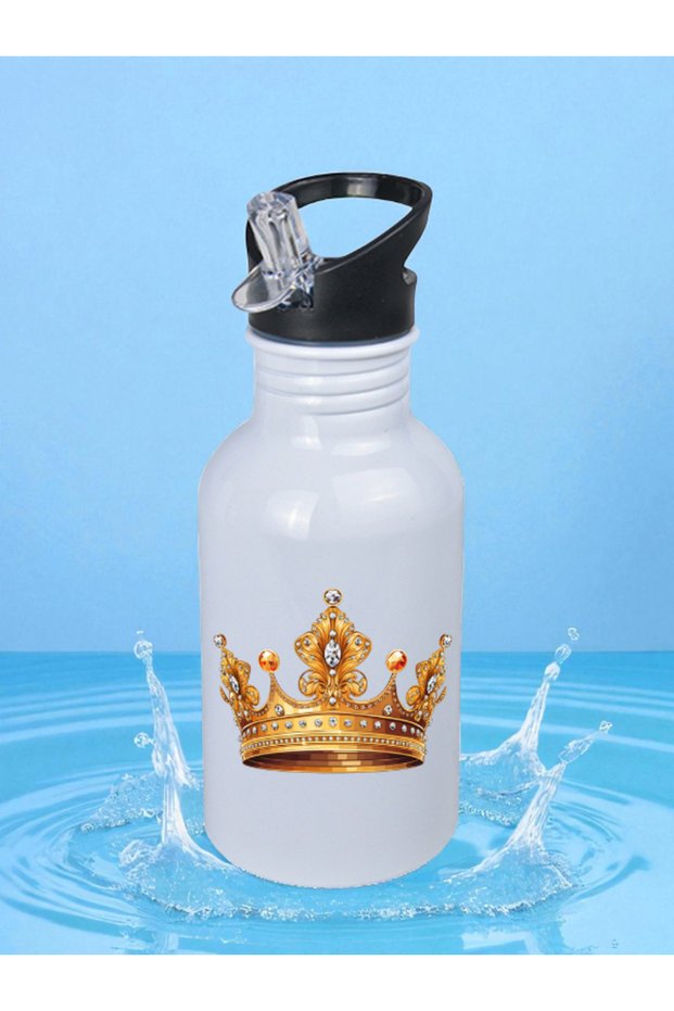 King Queen Water Bottle 600 ml - Children's Water Bottle, Children's Water Bottle