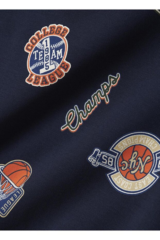 Sweatshirt Lacivert - 5