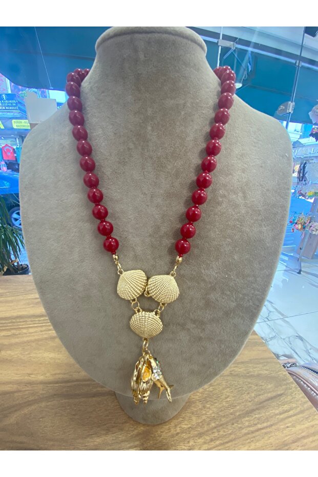 zara tasarım model kolye - 1