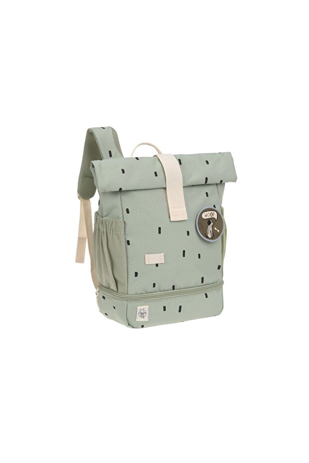Rucsac mini Rolltop Happy Prints Light Olive - 1