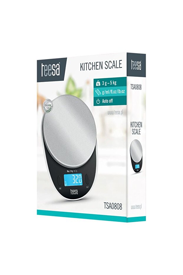 Kitchen scale with LCD screen and multiple functions - 3