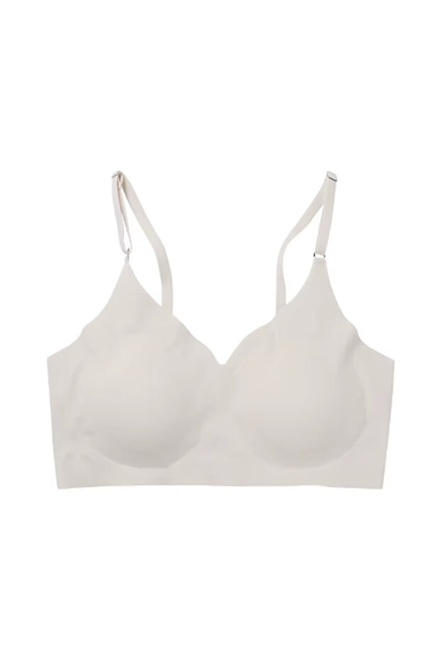 Laser Cut Removable Pad Adjustable Strap Comfortable Bra - 4