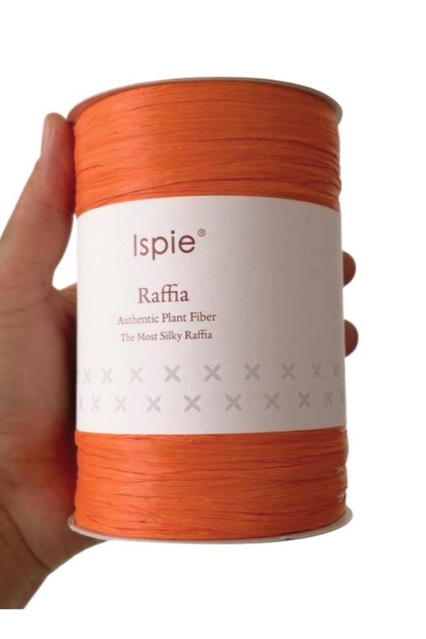Fishing Bag Accessory Ispie Raffia 135A Orange Color