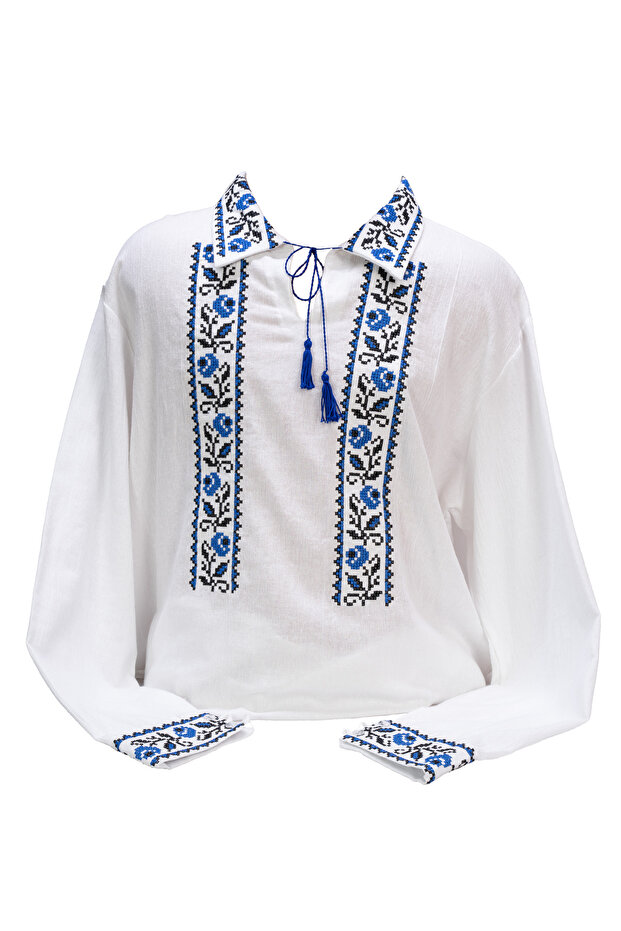 Ie men, with blue pattern - 1