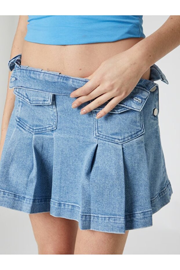 Fusta Fatma din denim - 2