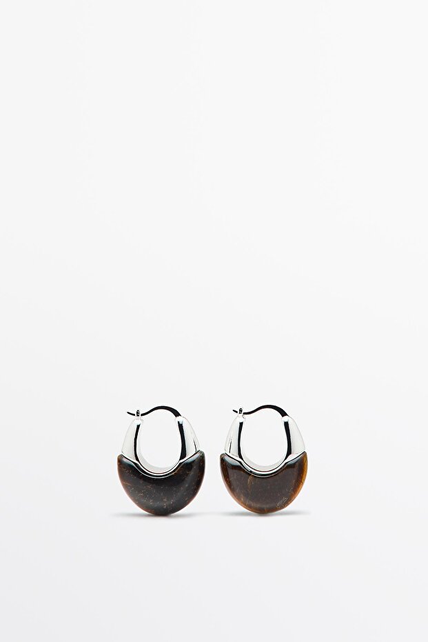 Doğal taş küpe - 1