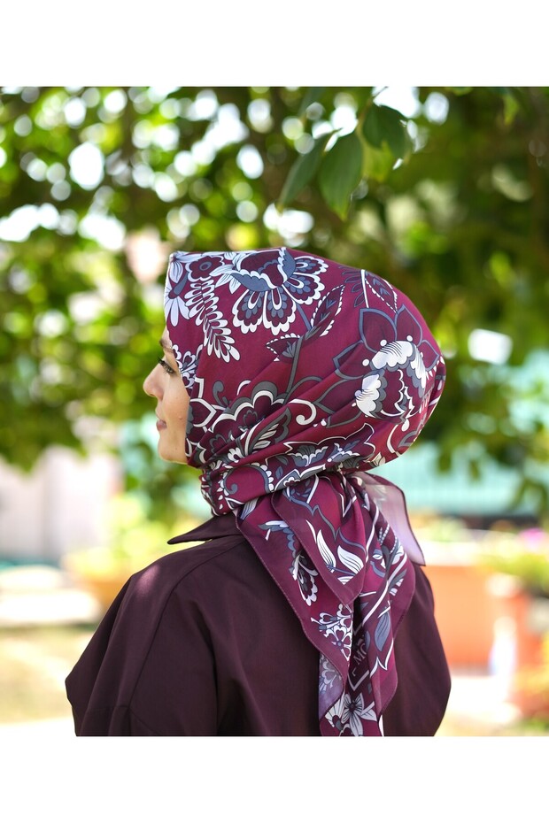 OSMANLI ÇİÇEĞİ SOFT EŞARP - 1