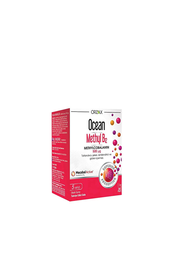 Methyl B12 Sprey 500 mcg 5 ml - 1