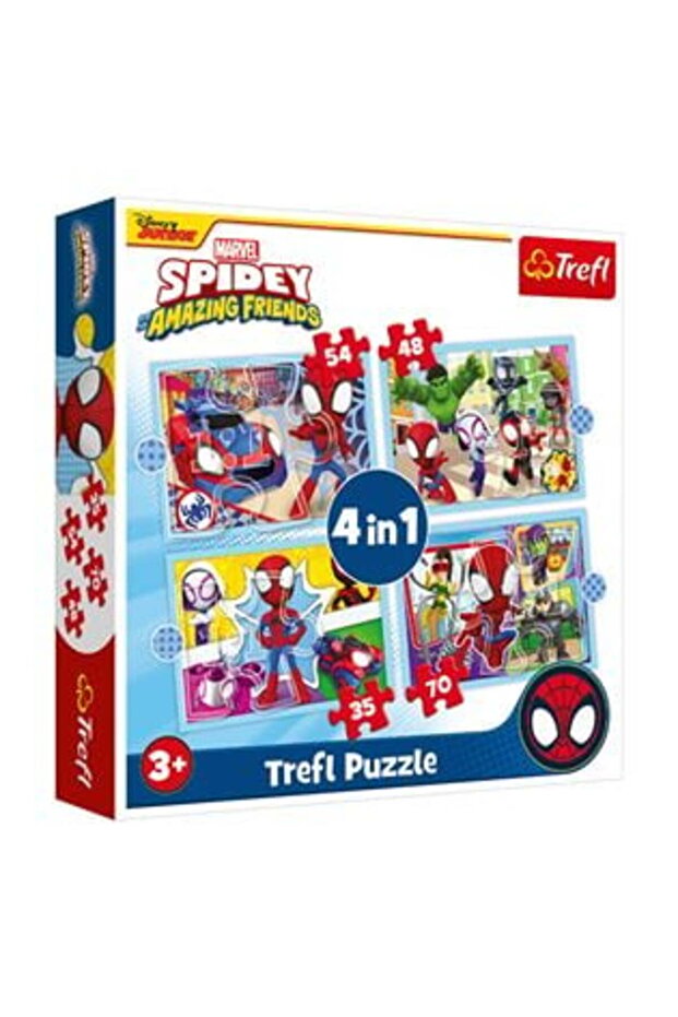 Puzzle Spidy 4 în 1 - - 1
